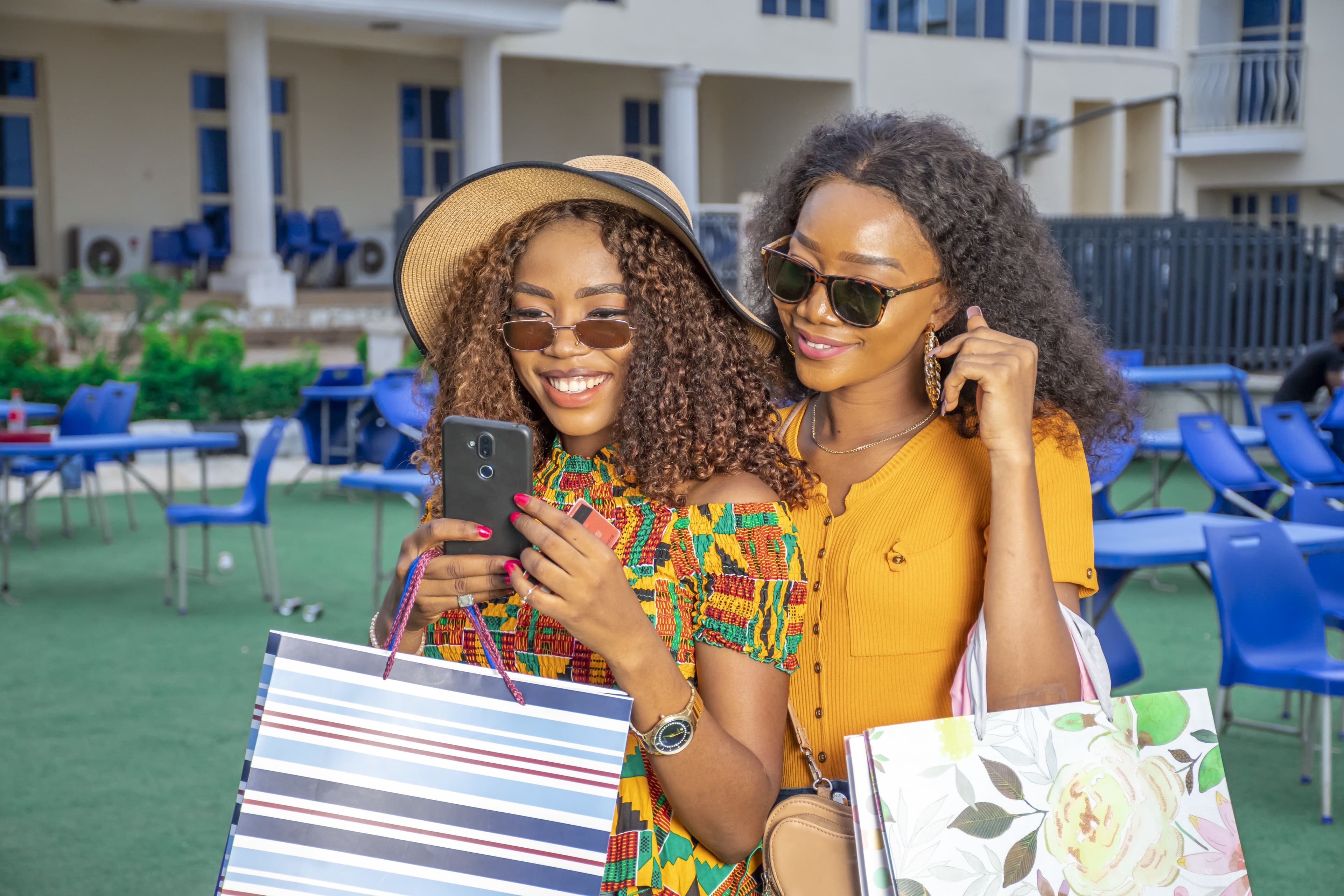 Black Woman Shopping